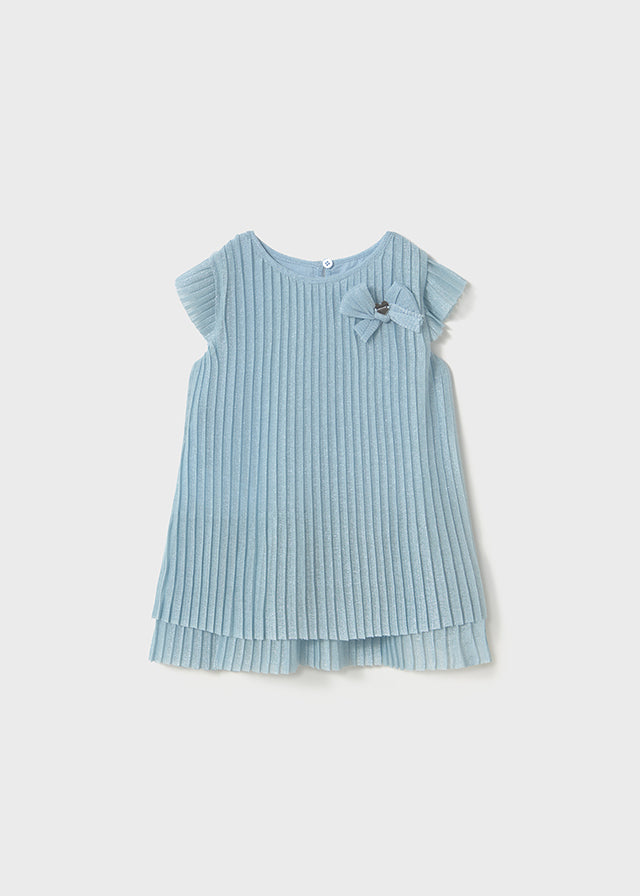 Pleated tulle dress