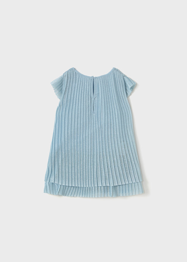 Pleated tulle dress