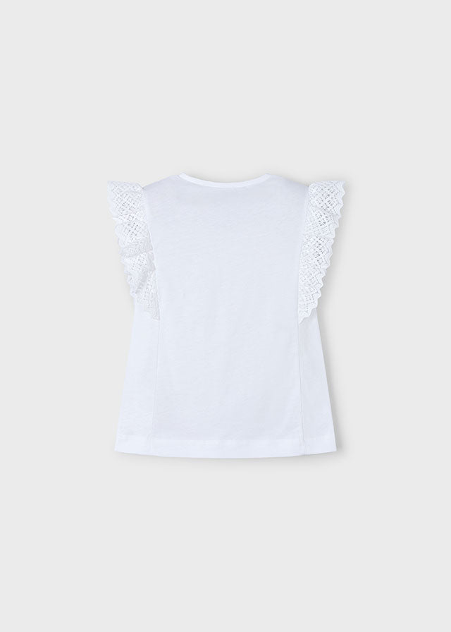 S/s crochet t-shirt