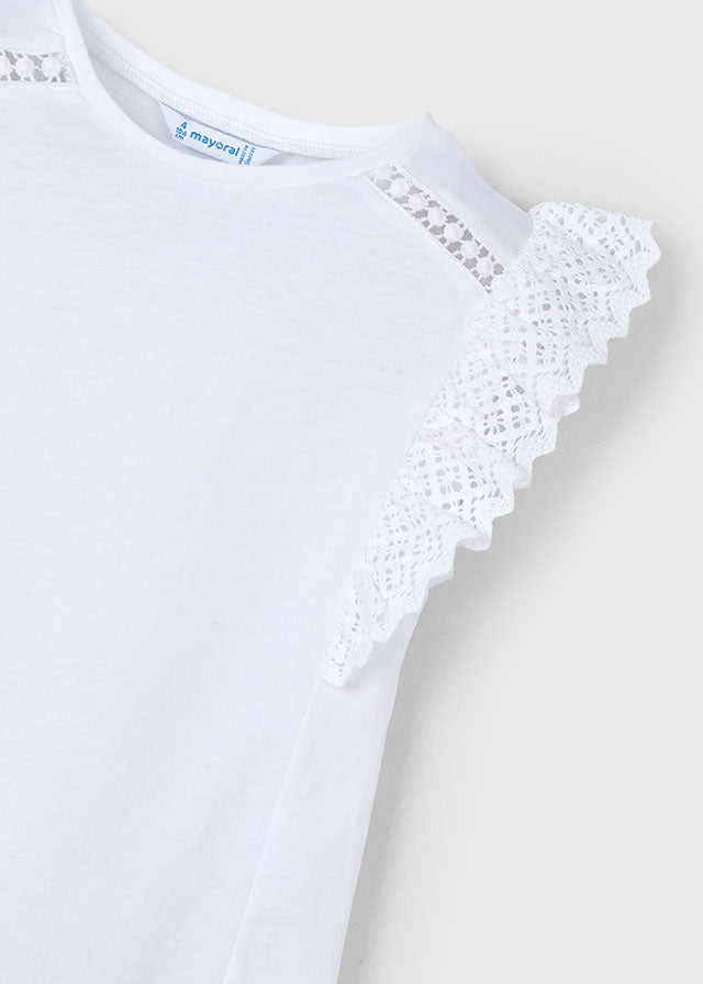 S/s crochet t-shirt