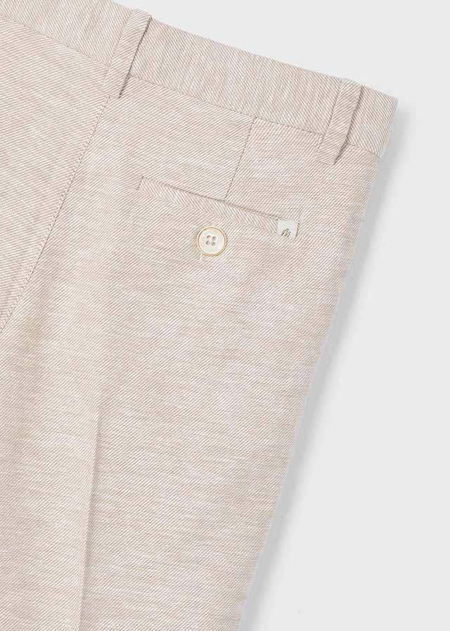 Linen suiting bermuda