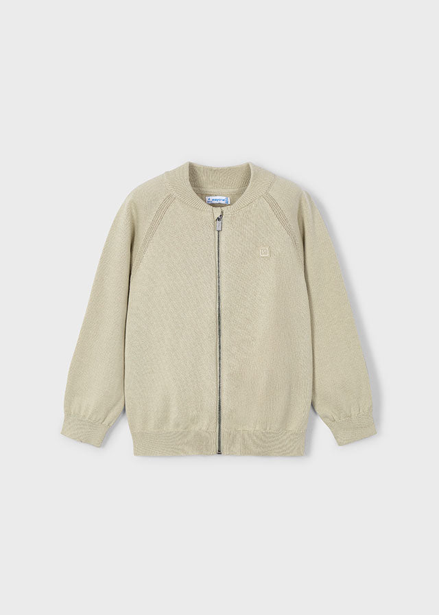Knit bomber