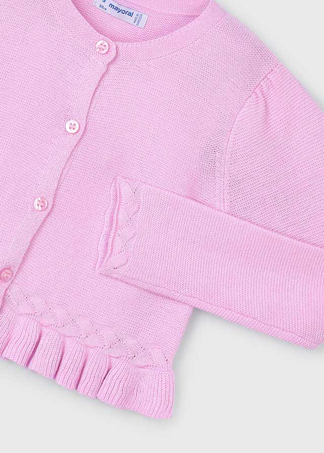 Braid knit cardigan