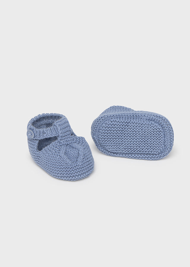 Knit booties