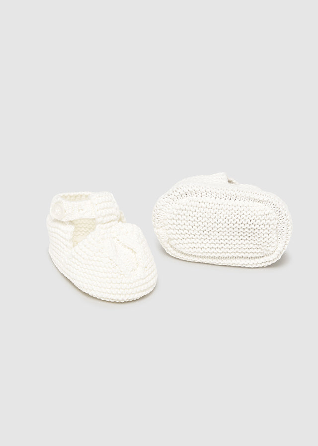 Knit booties