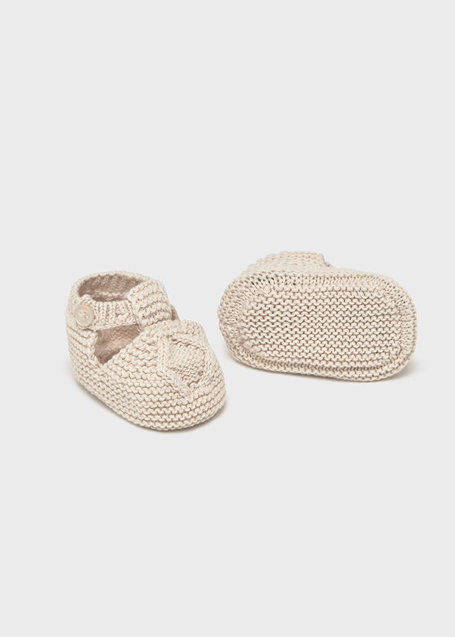 Knit booties