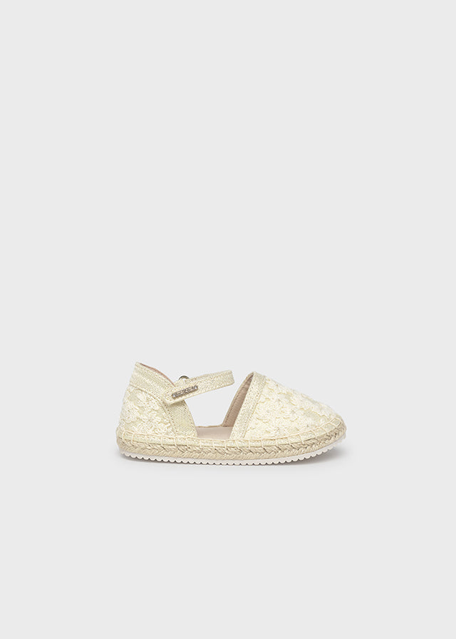 Jute strap shoes