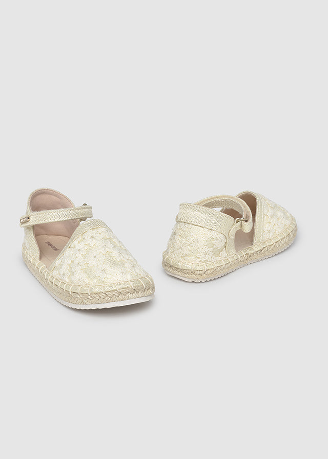 Jute strap shoes