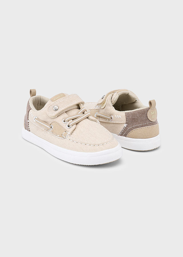 Velcro boat shoes
