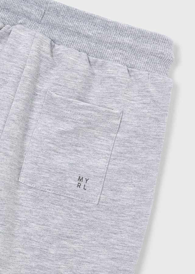 Basic cuffed fleece trousers