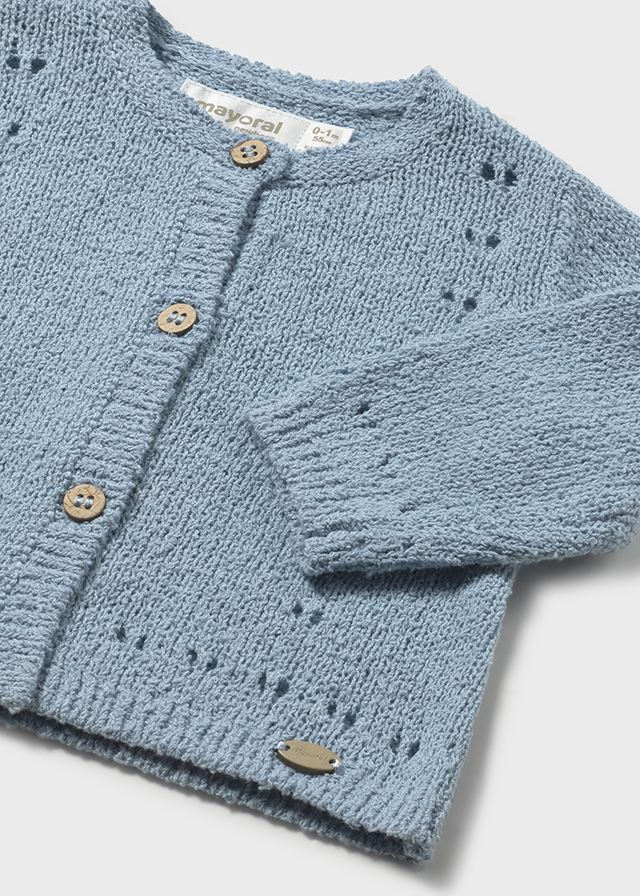 Knit long cardigan