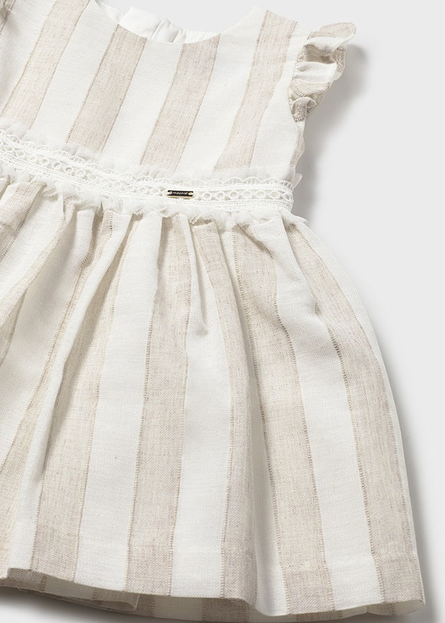 striped dress w/ sash