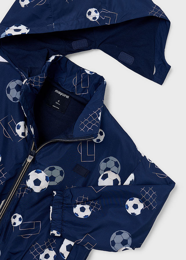 Printed windbreaker