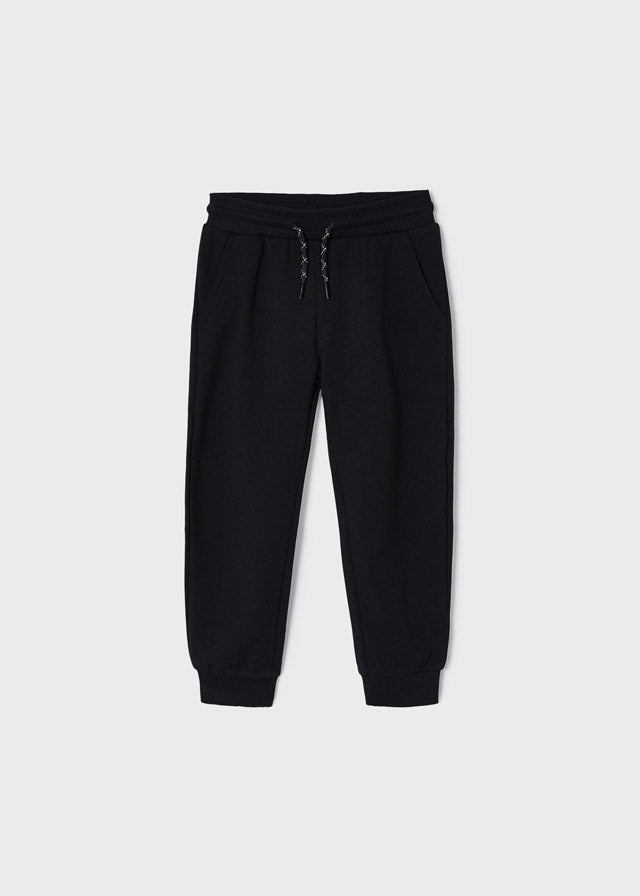 Basic cuffed fleece trousers