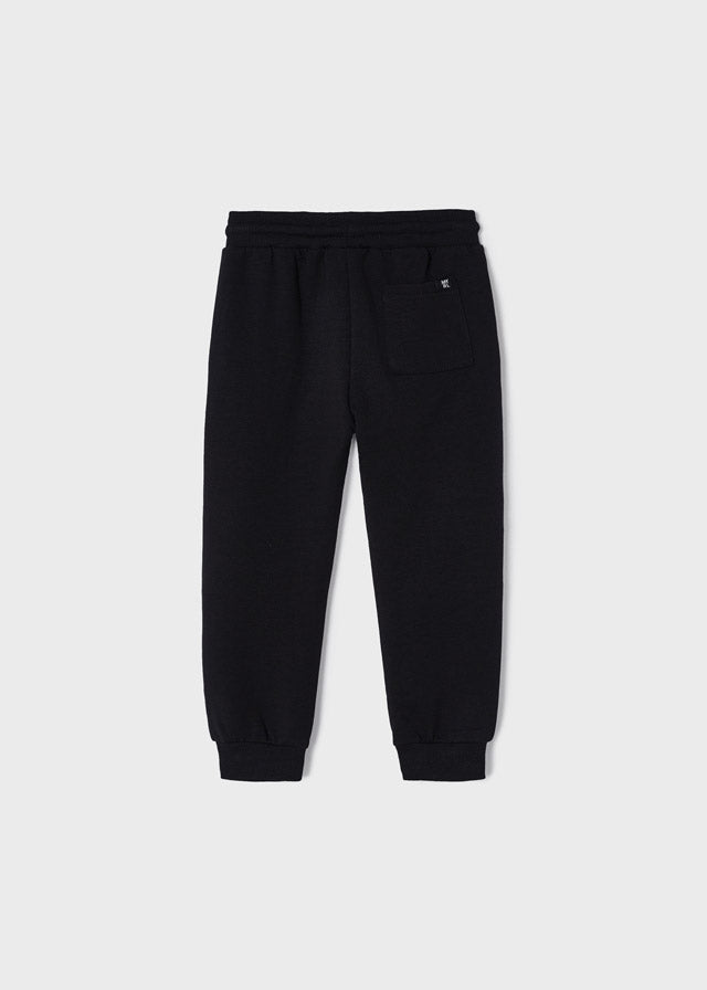 Basic cuffed fleece trousers