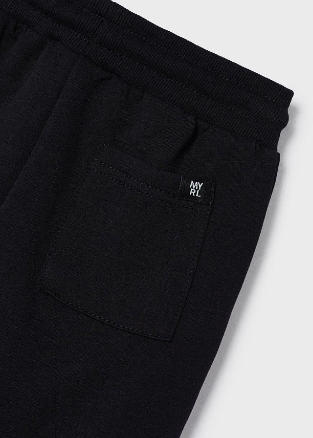 Basic cuffed fleece trousers