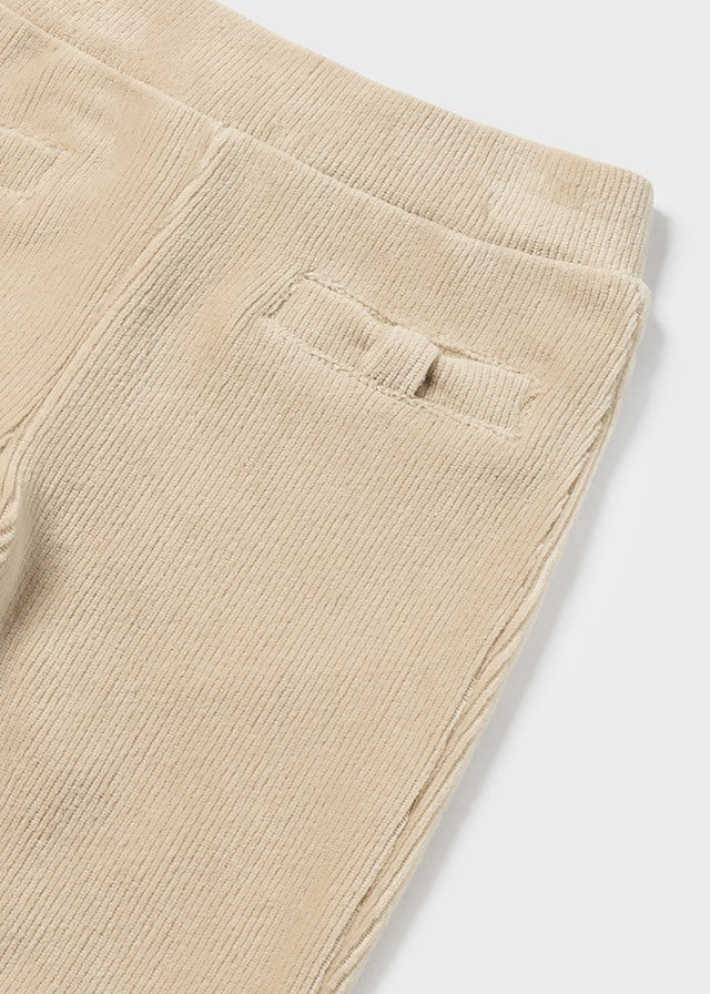 Basic cord knit trousers