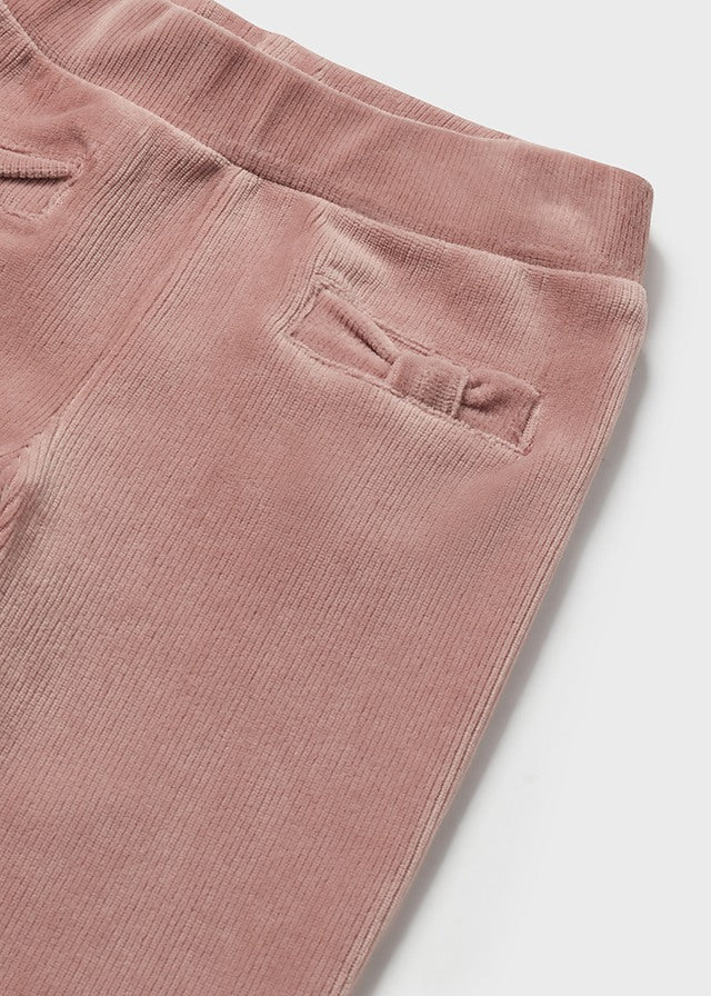 Basic cord knit trousers