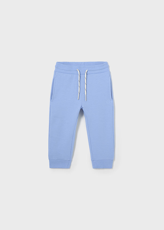 Basic cuffed fleece trousers