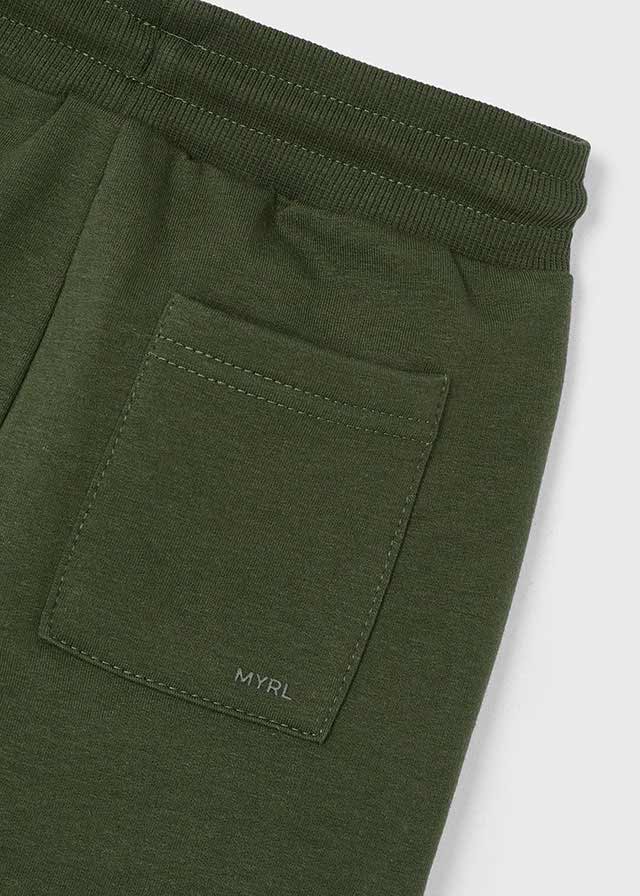 Basic cuffed fleece trousers