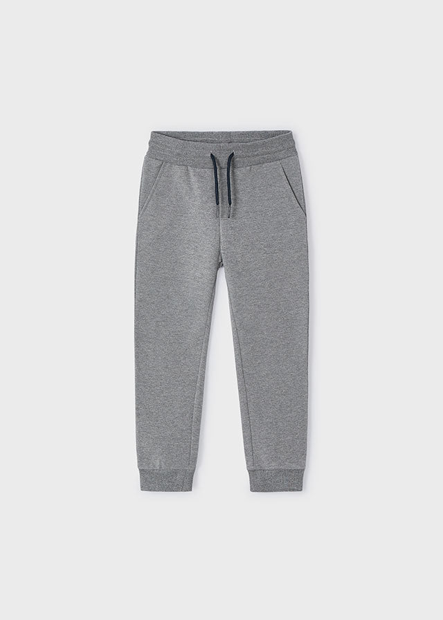 Basic cuffed fleece trousers