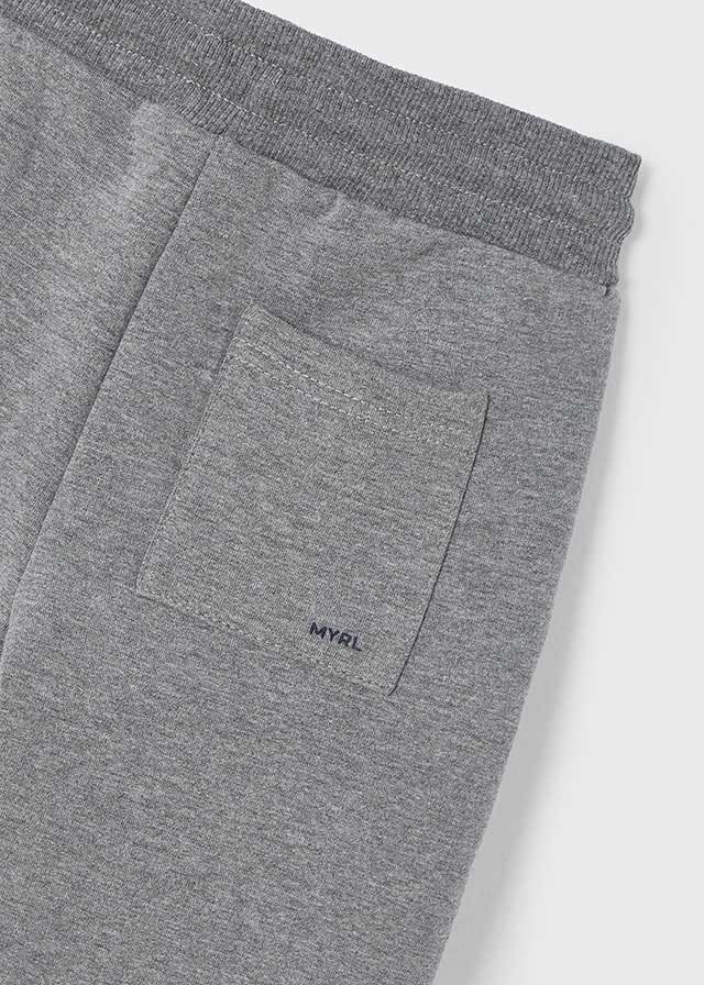 Basic cuffed fleece trousers