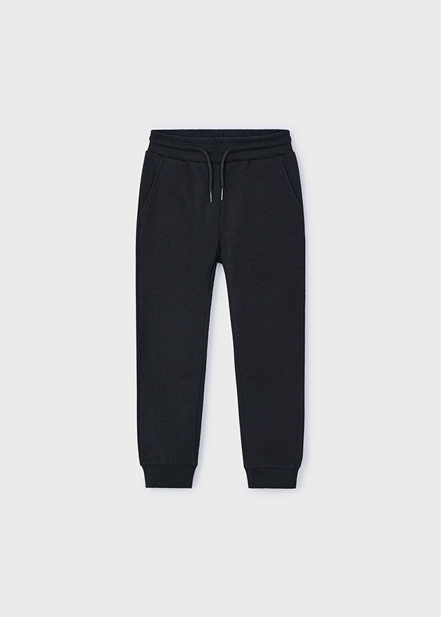 Basic cuffed fleece trousers