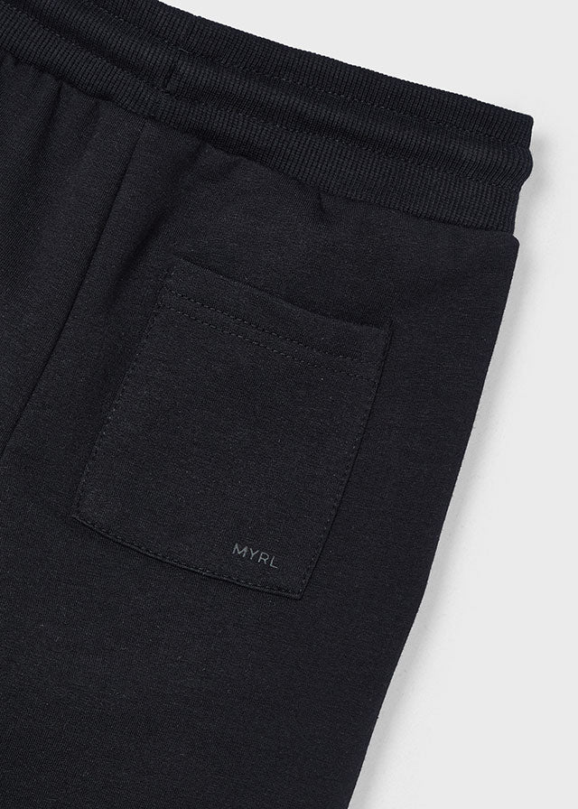 Basic cuffed fleece trousers