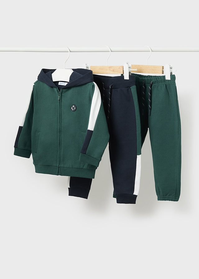 Basic plush 2 pants tracksuit