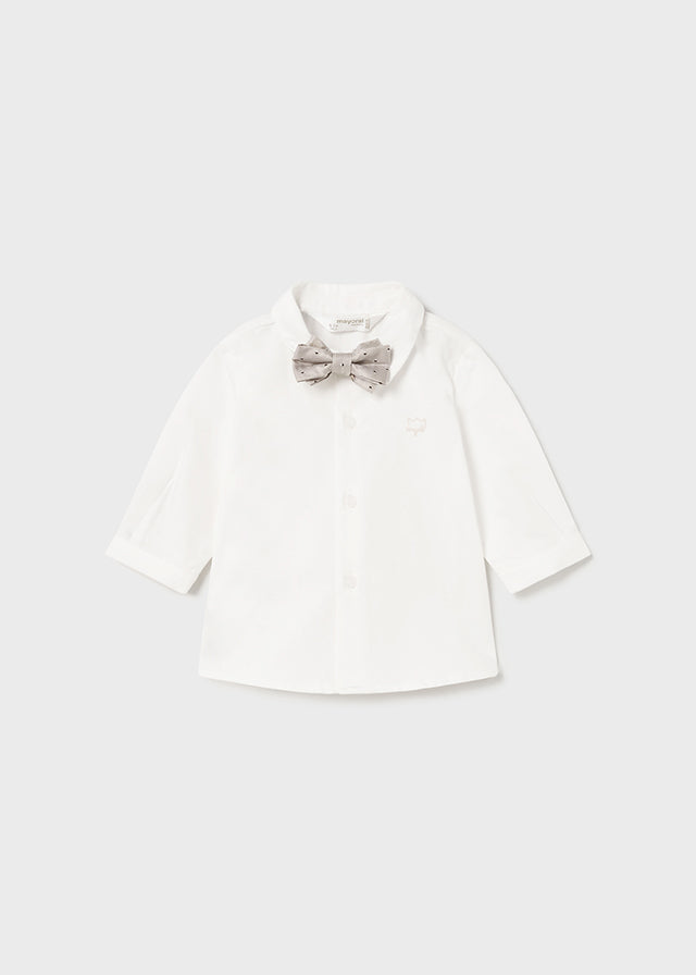 L/s shirt with bowtie