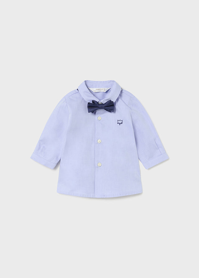 L/s shirt with bowtie