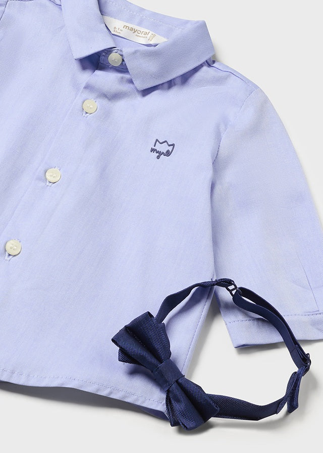 L/s shirt with bowtie