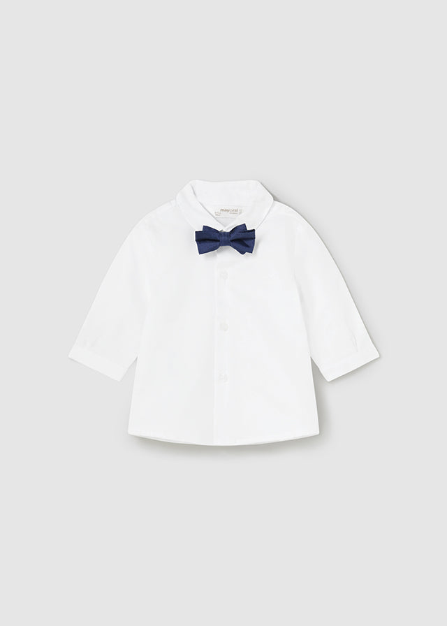 L/s shirt with bowtie