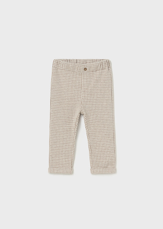 Jacquard knit pants