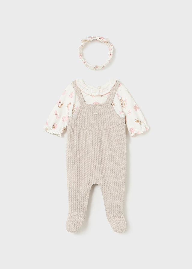 Short bodysuit w/ headband