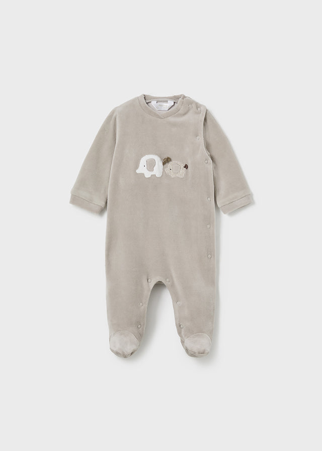 2 Pcs velour onesie