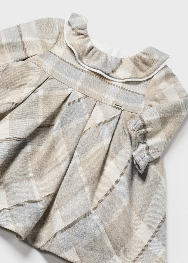 L/s plaid dress