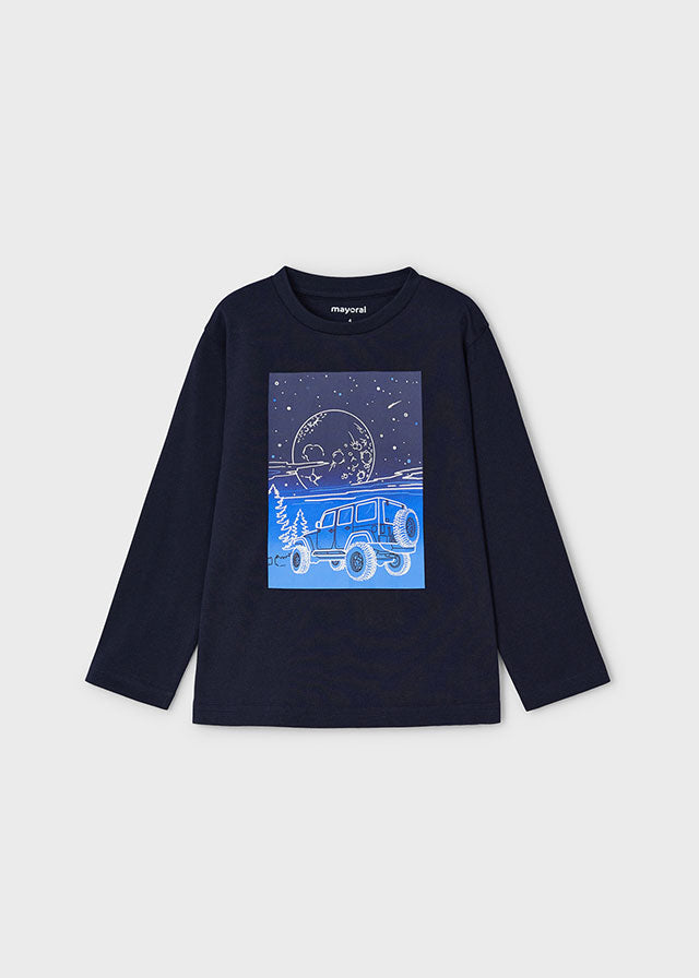 L/s t-shirt glow in the dark