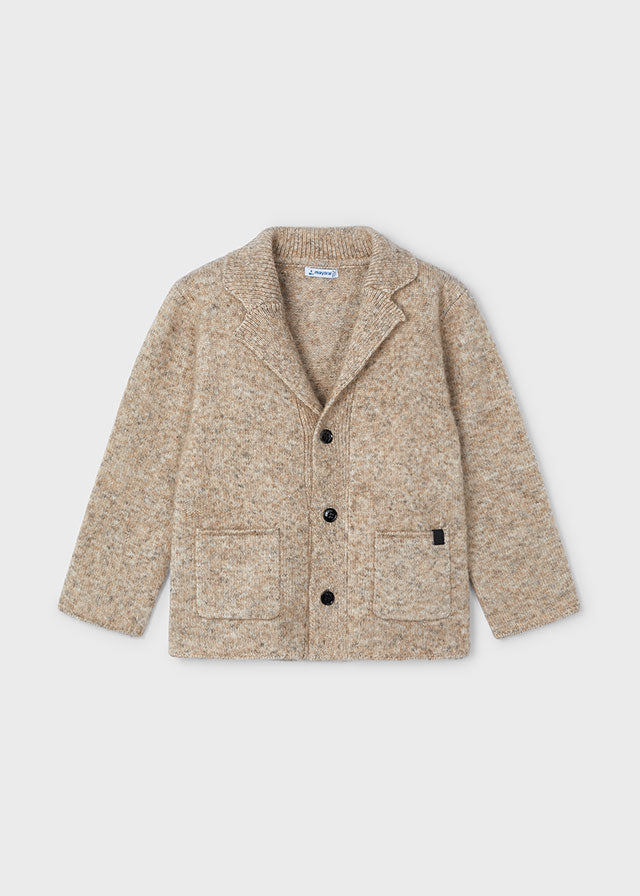 Knit blazer