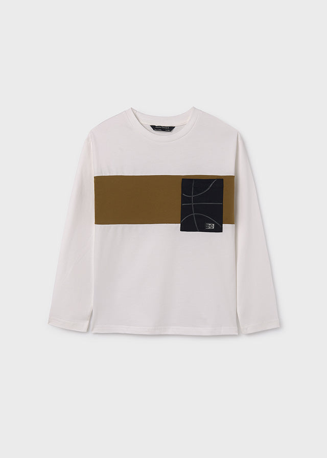 contrast l/s t-shirt