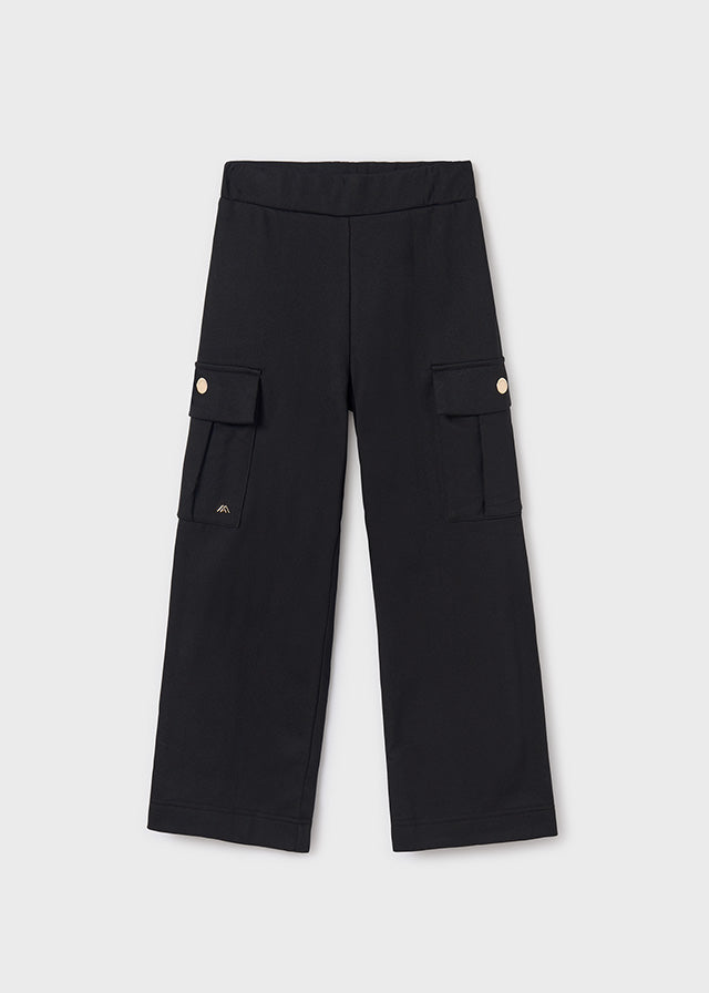 Fleece cargo pants