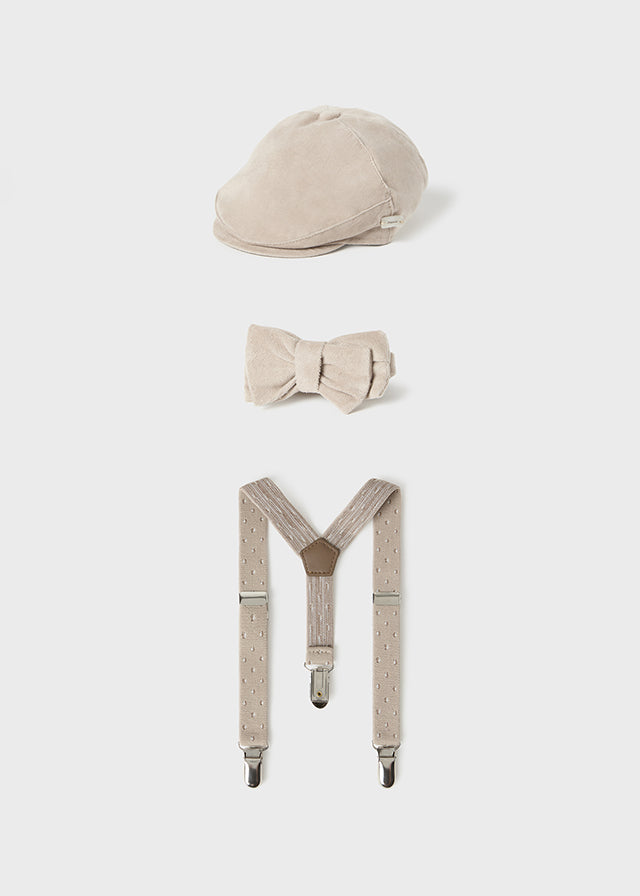 Beret suspenders set