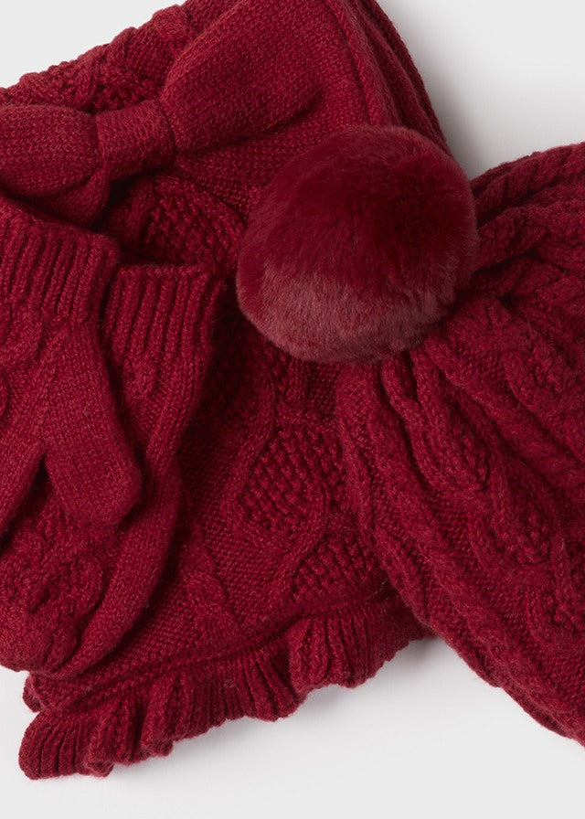 Hat-scarf set