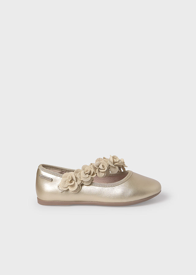 Floral ballet flats