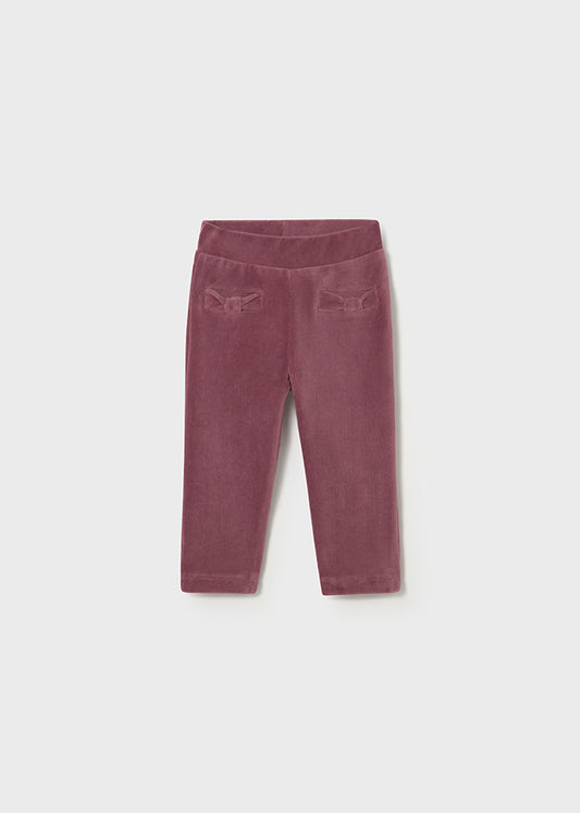 Basic cord knit trousers