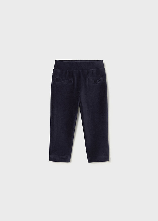 Basic cord knit trousers