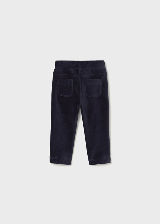 Basic cord knit trousers