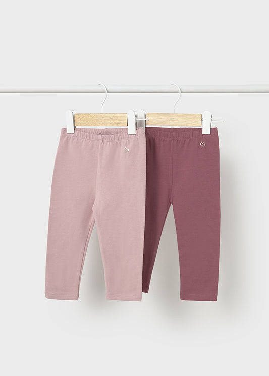 2 basic leggings set