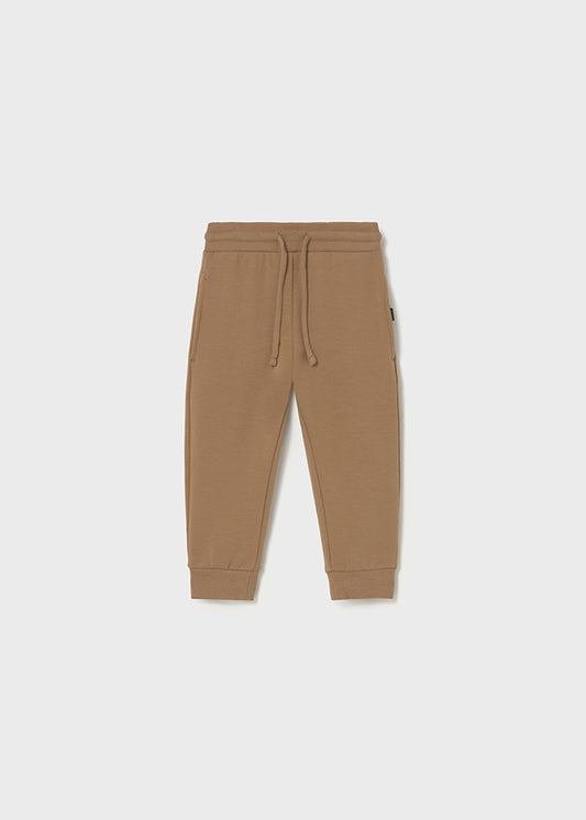 Basic cuffed fleece trousers