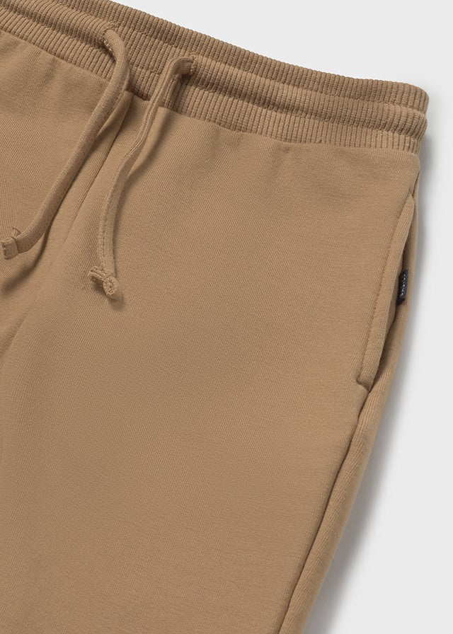 Basic cuffed fleece trousers